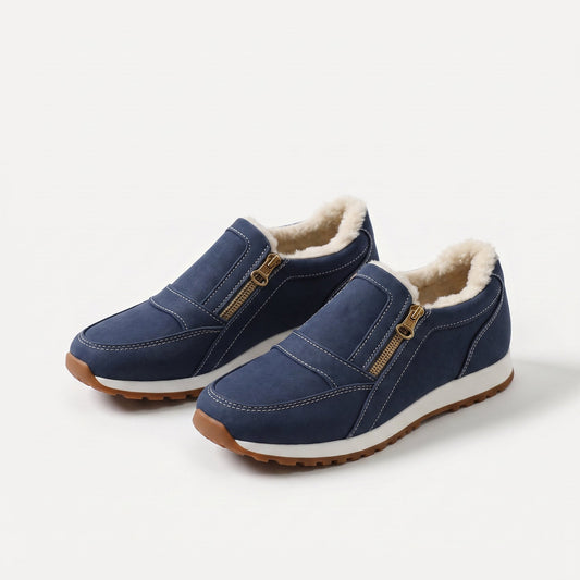 Janne – Baskets slip-on chaudes à double fermeture éclair