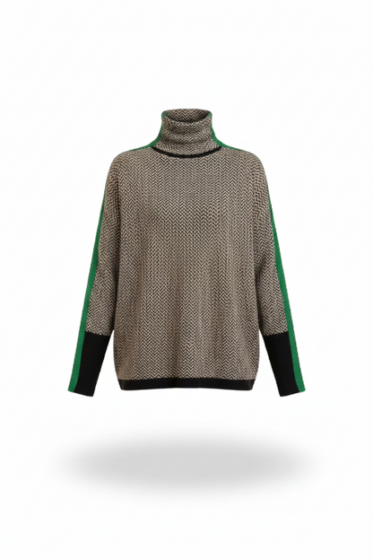 Eleanor | Col Haut Herringbone Luxe