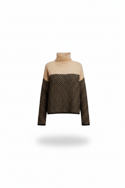 Norah | Pull en Coton à Col Montant