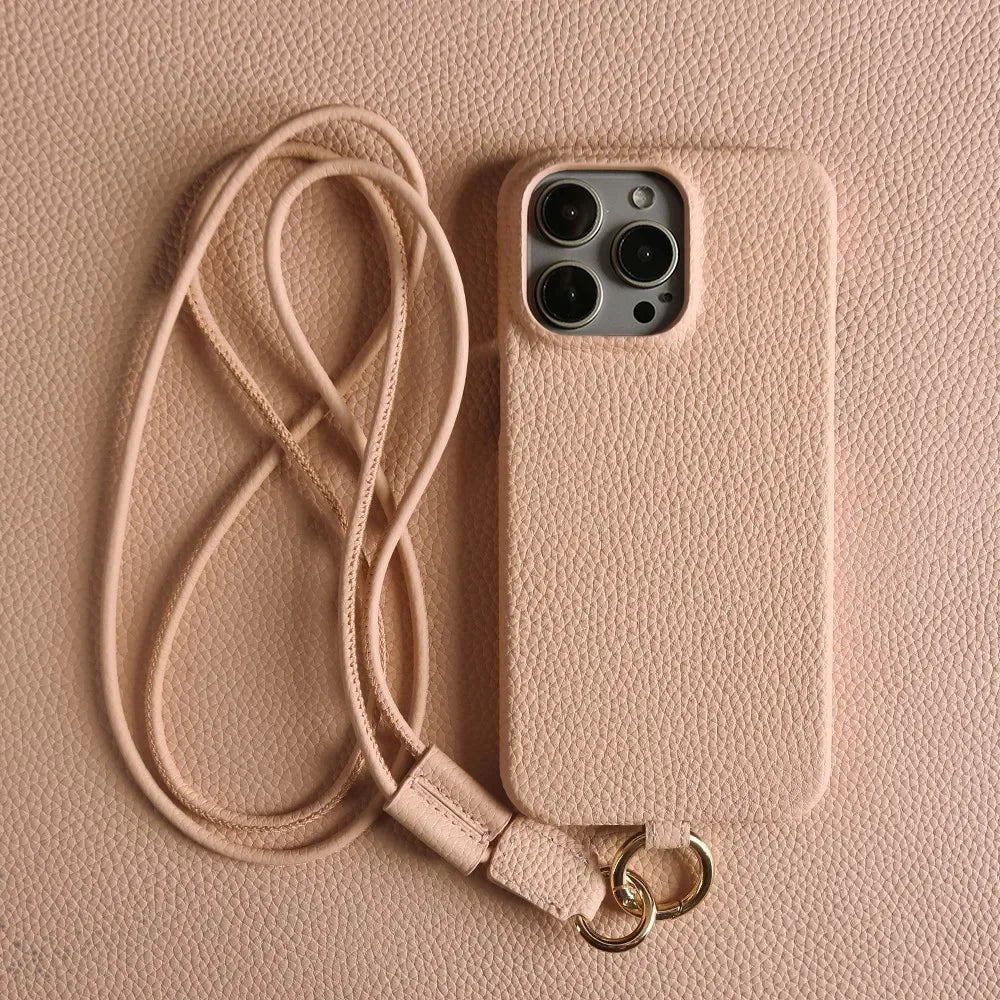 Étui pour iPhone en cuir véritable haut de gamme