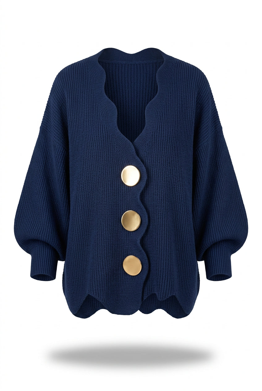 Madison - Cardigan en maille à boutons lâches