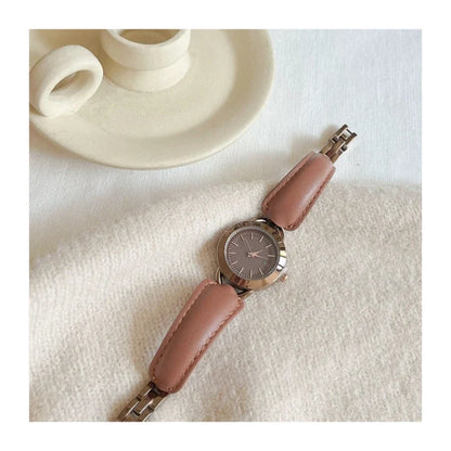 Montre vintage de luxe en quartz et strass