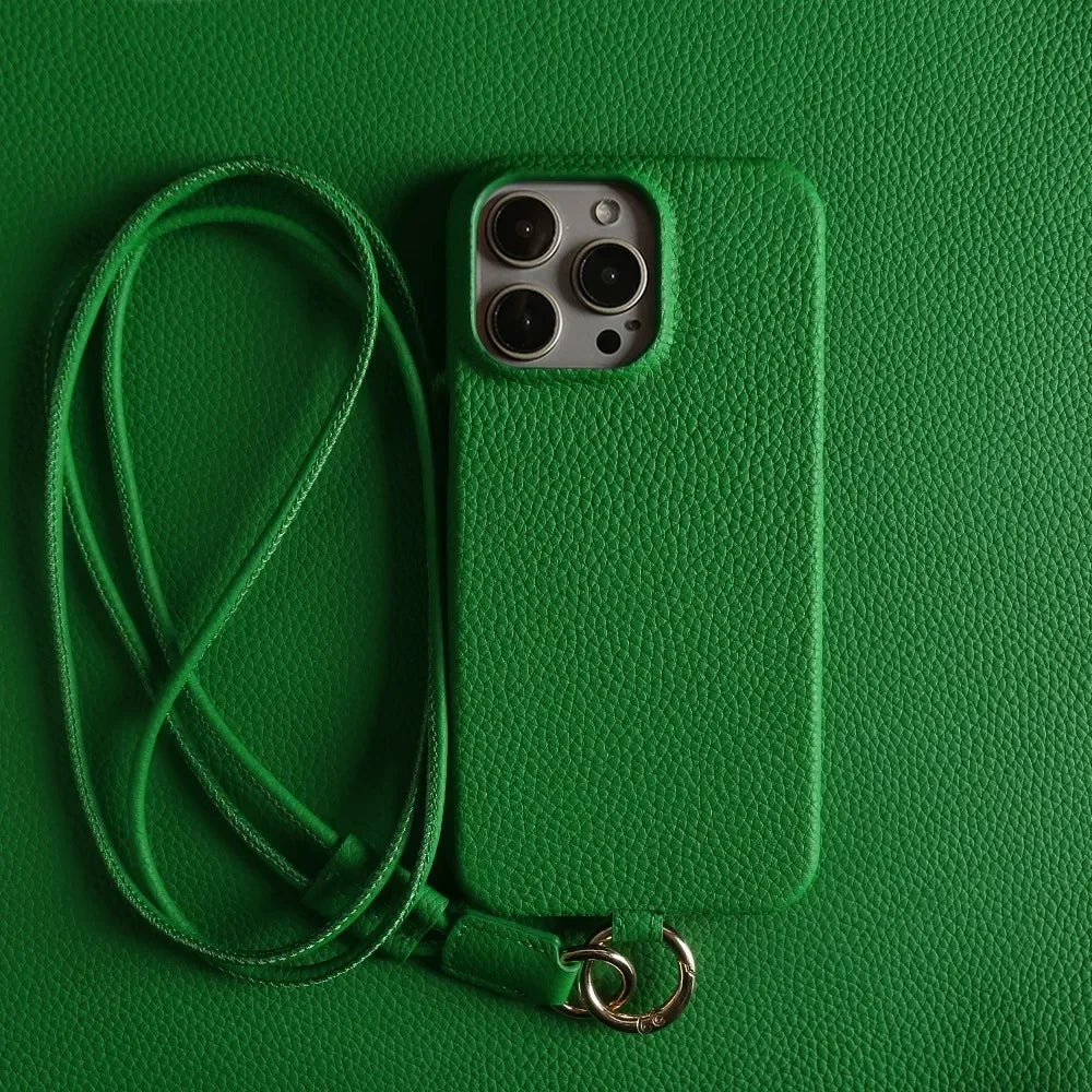 Étui pour iPhone en cuir véritable haut de gamme
