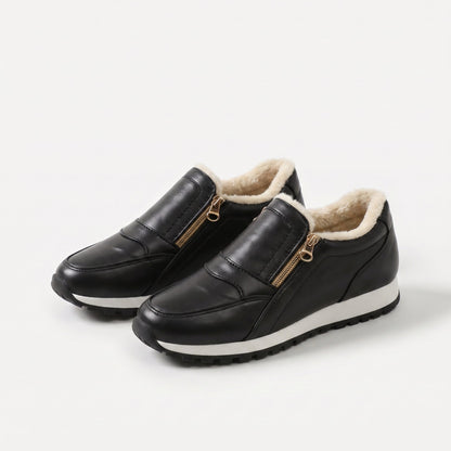 Janne – Baskets slip-on chaudes à double fermeture éclair