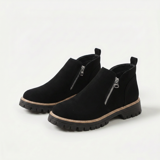 Frida – Bottines à plateforme et semelle épaisse pour l'automne et l'hiver