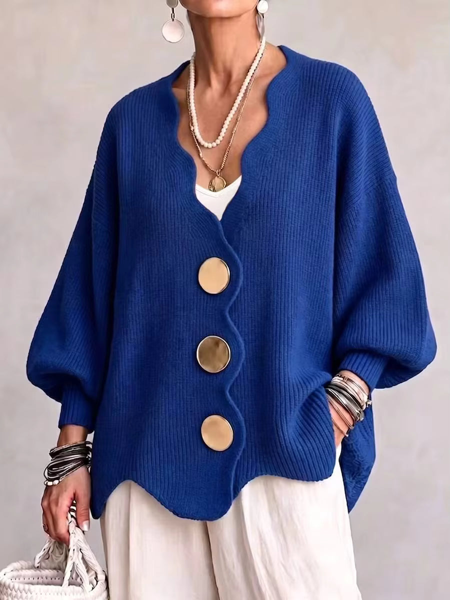 Madison - Cardigan en maille à boutons lâches