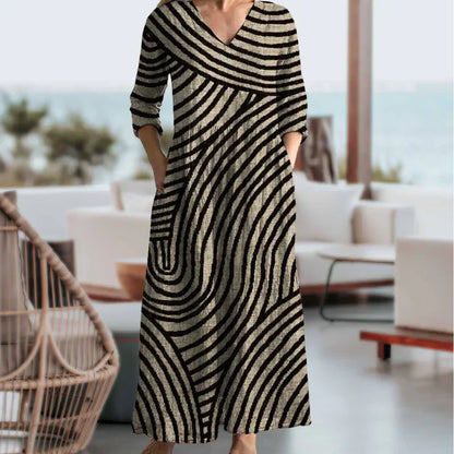 ZELVIA | Robe à rayures