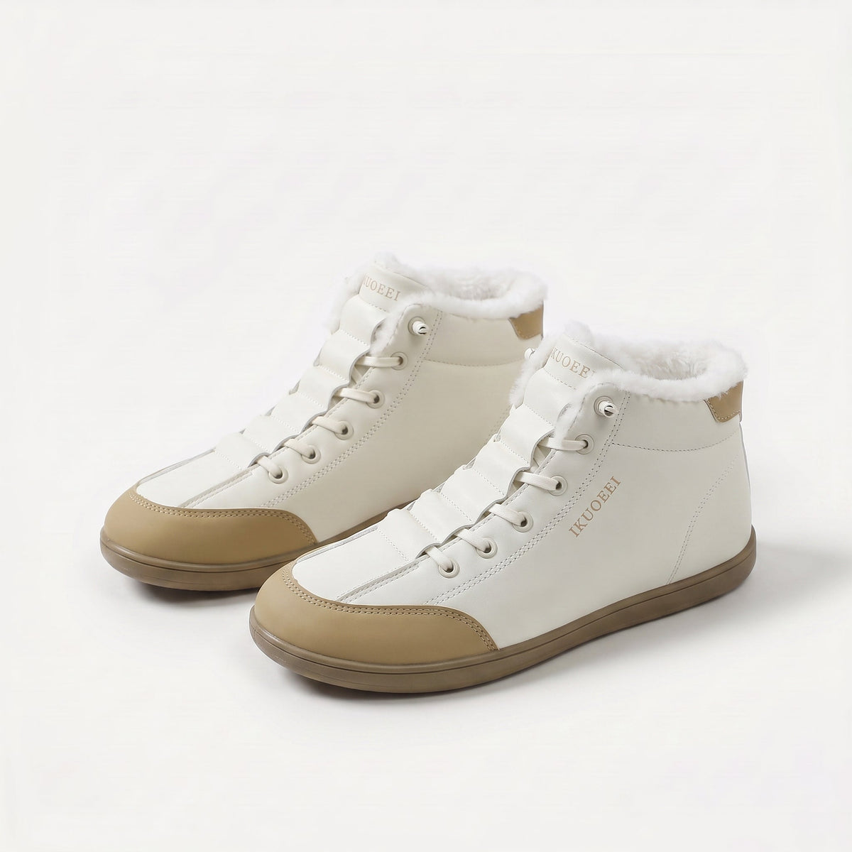 Nora – Bottes de randonnée d'hiver doublées, dotées d'une semelle à crampons robuste