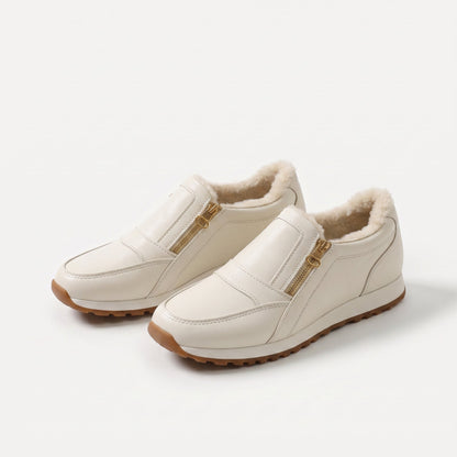 Janne – Baskets slip-on chaudes à double fermeture éclair