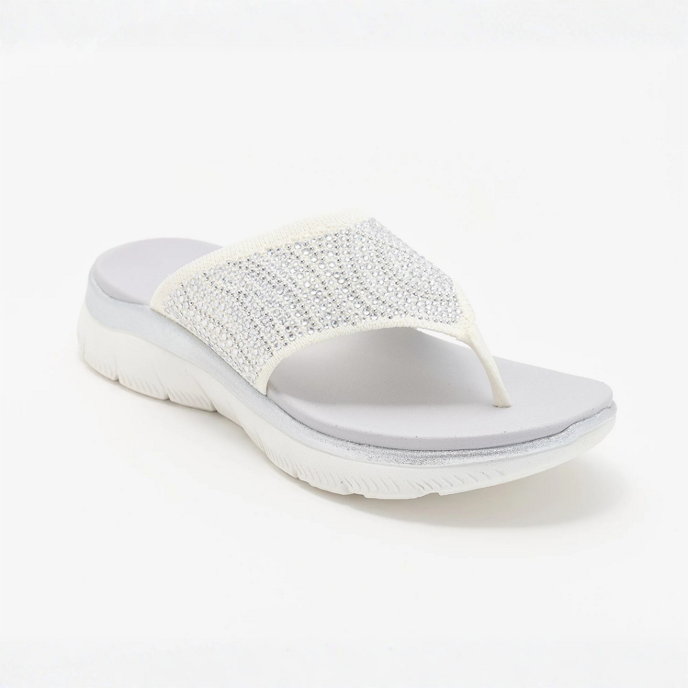 LIORA™ | Sandales à lanières en maille cristalline, confortables, pour femme
