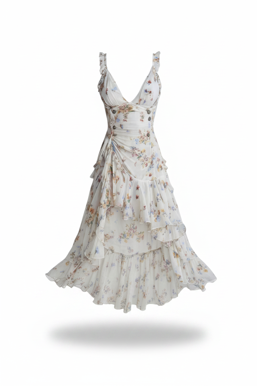 LINA | Robe à fleurs
