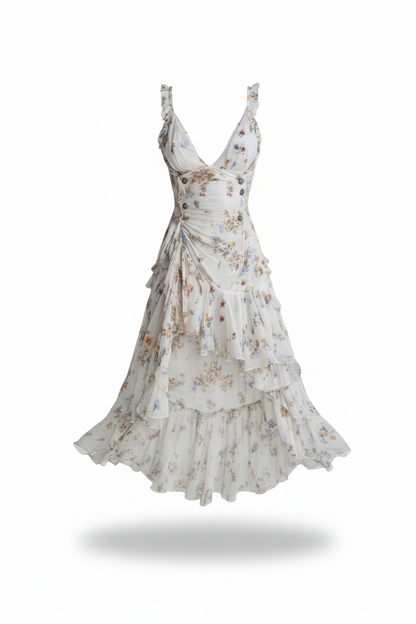 LINA | Robe à fleurs