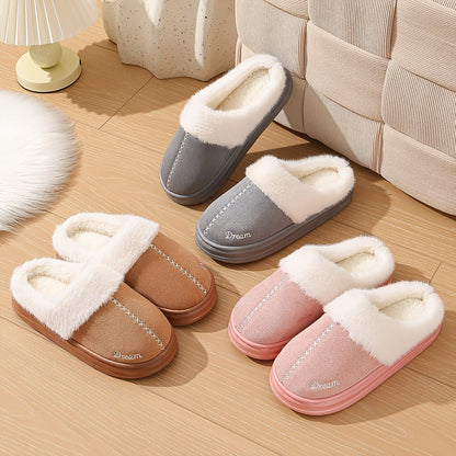 Suze – Chaussons douillets en fourrure avec une doublure chaude
