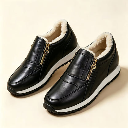 Janne – Baskets slip-on chaudes à double fermeture éclair