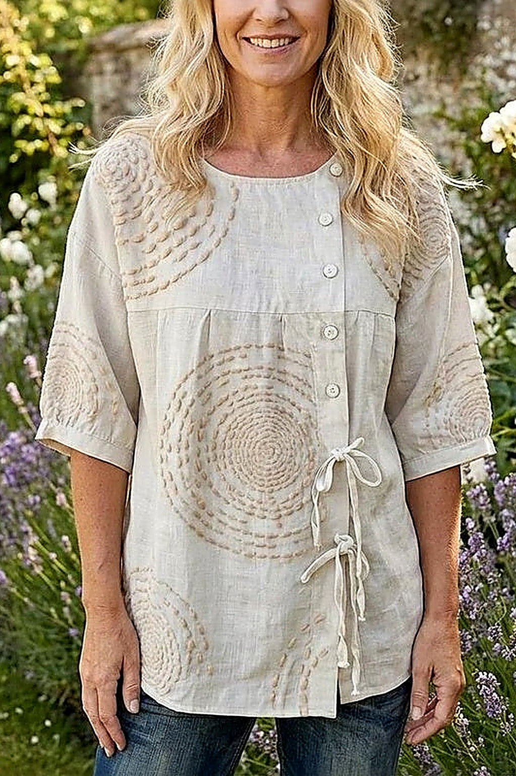RILENA | Chemisier à lacets