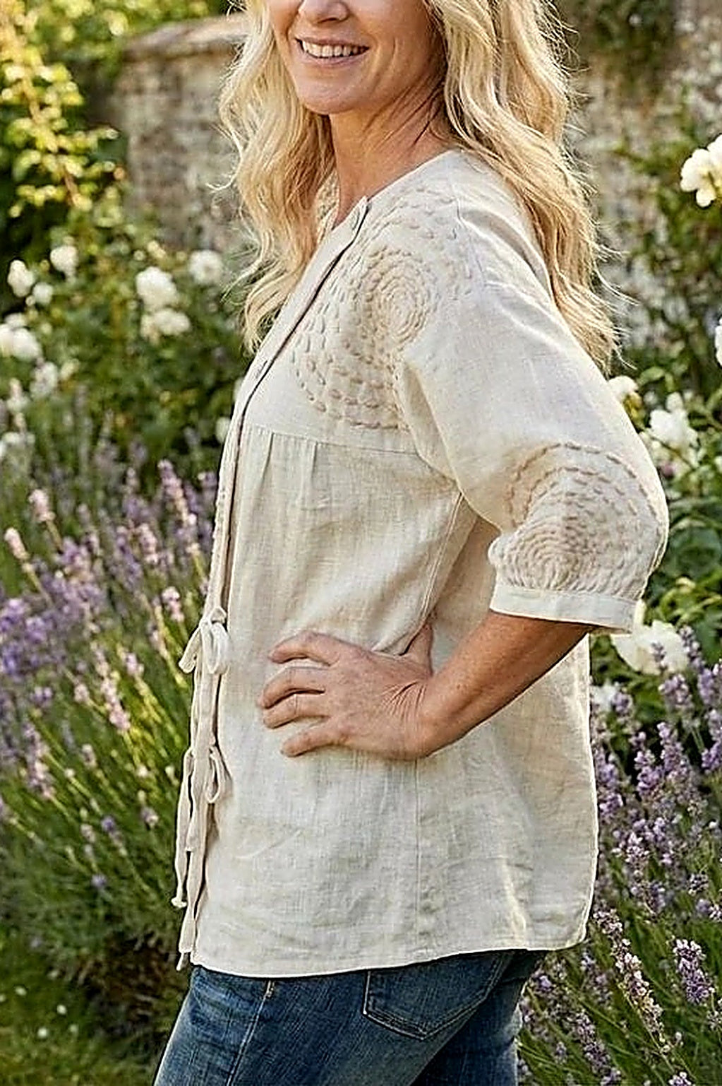 RILENA | Chemisier à lacets