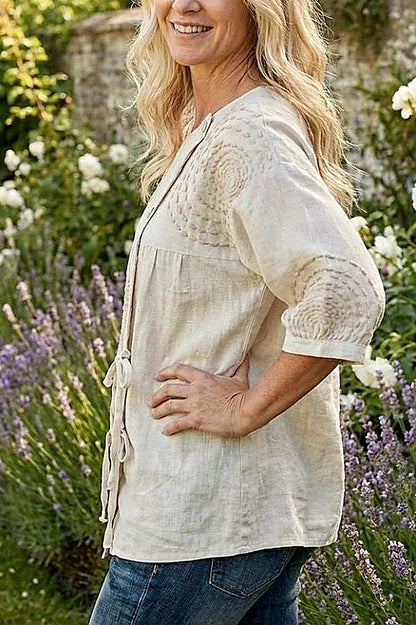 RILENA | Chemisier à lacets