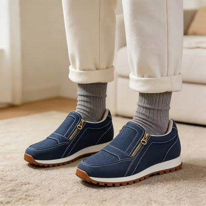 Janne – Baskets slip-on chaudes à double fermeture éclair