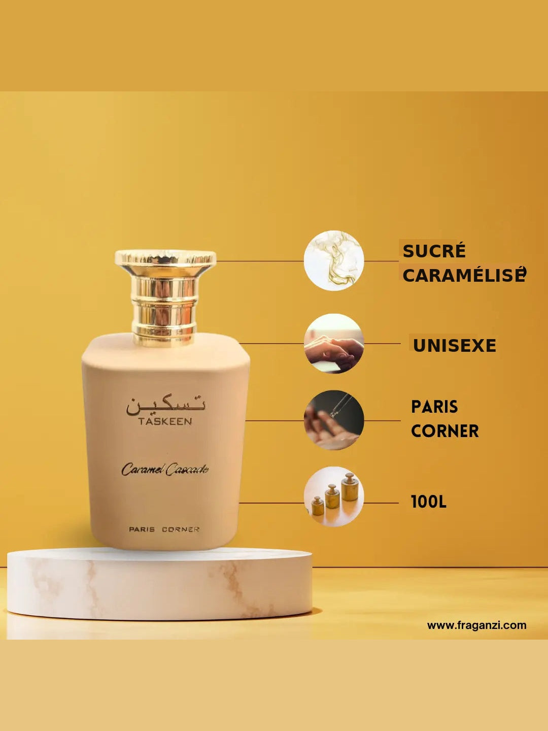 CARAMEL CASCADE | Parfum arabe unisexe