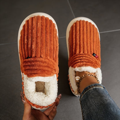 Vera – Chaussons douillets en tricot avec une doublure chaude