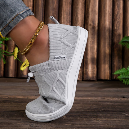 Fleur – Baskets minimalistes avec pointe extra-large et semelle souple