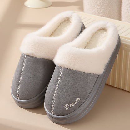 Suze – Chaussons douillets en fourrure avec une doublure chaude