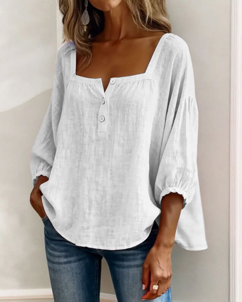 FLORENCE | Blouse à manches bouffantes