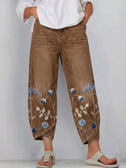 NORABELLE | Pantalon en lin artisanal