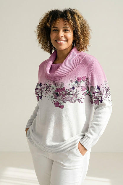 MIA |  Pull à col drapé