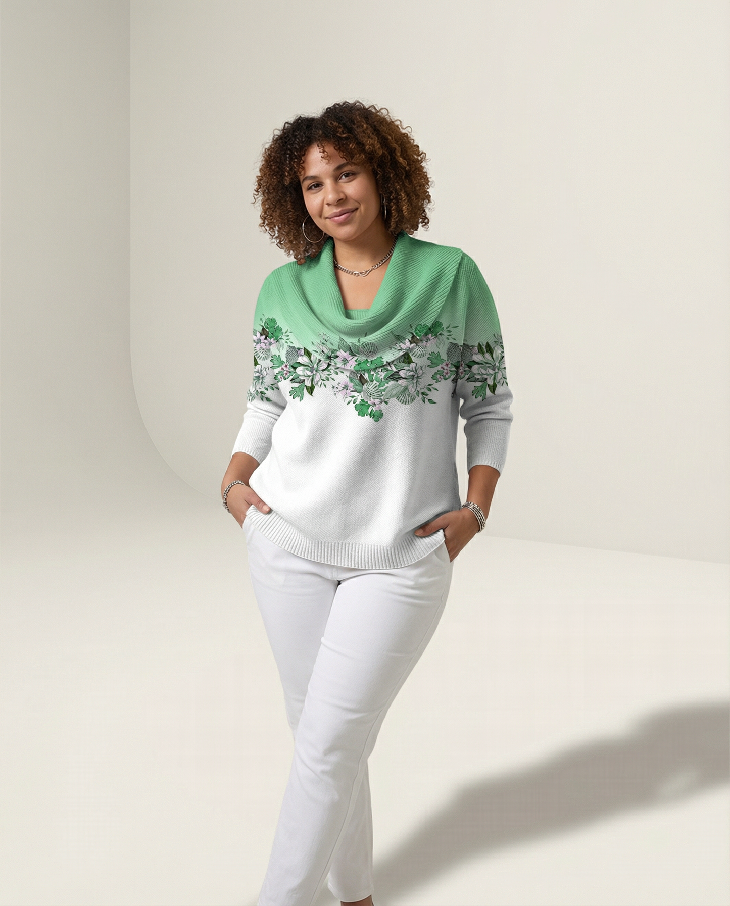 MIA |  Pull à col drapé