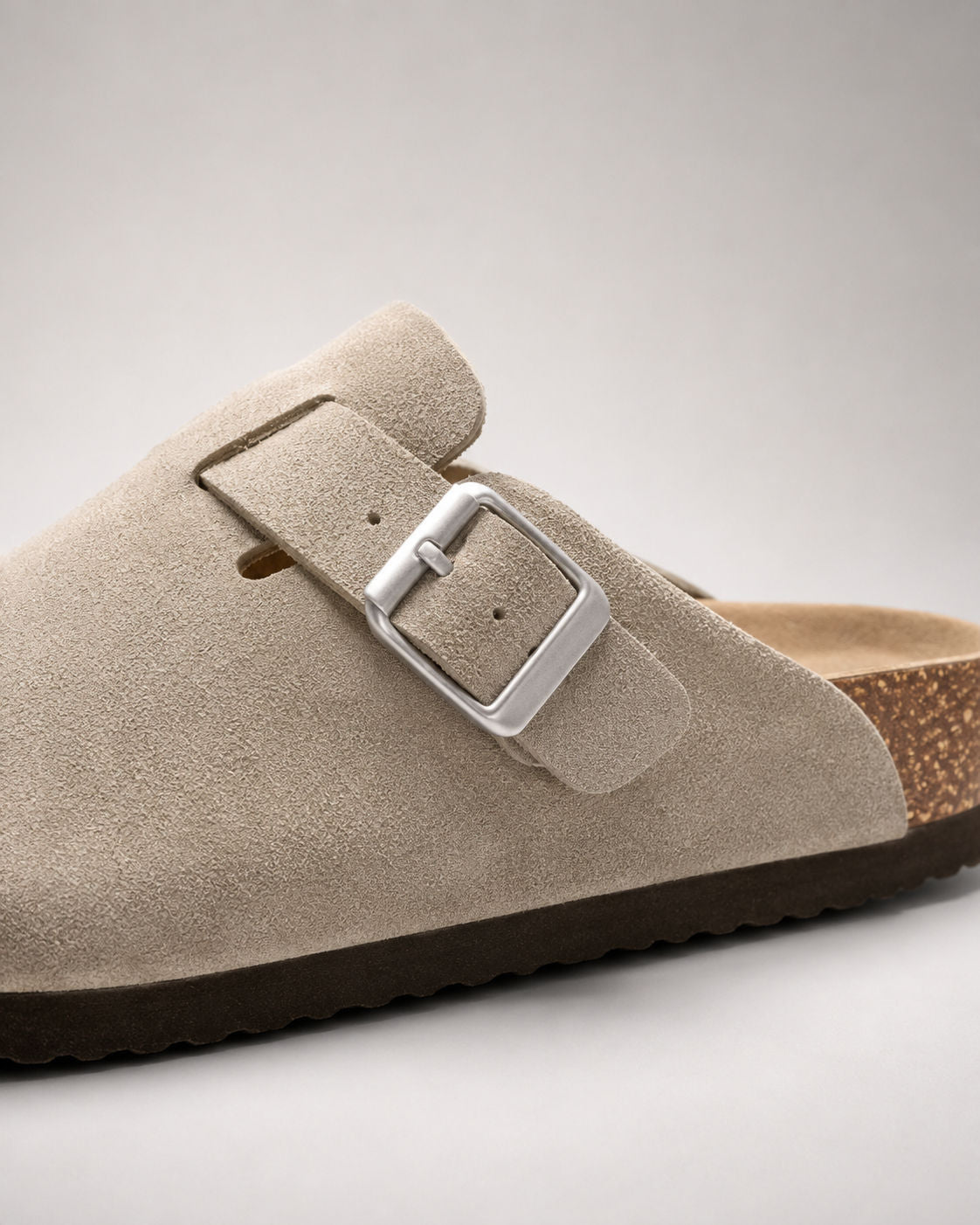 KASSEL™ | Sabots en daim avec semelle intérieure souple haut de gamme