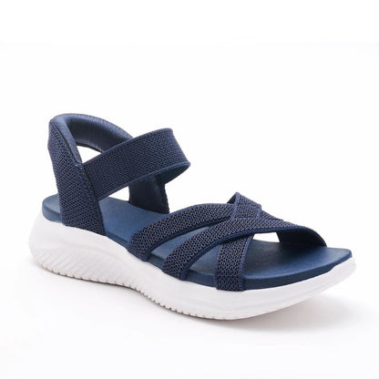 VELIA™ ┃Sandales Ultra Flex à semelle compensée rembourrée