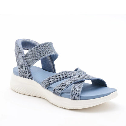 VELIA™ ┃Sandales Ultra Flex à semelle compensée rembourrée