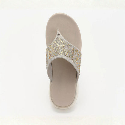 LIORA™ | Sandales à lanières en maille cristalline, confortables, pour femme