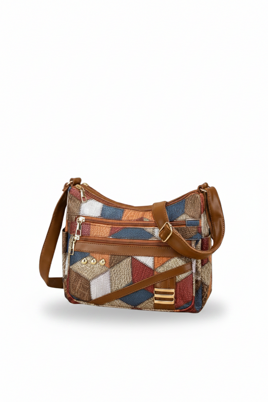 SOLARA | Sac à bandoulière en patchwork