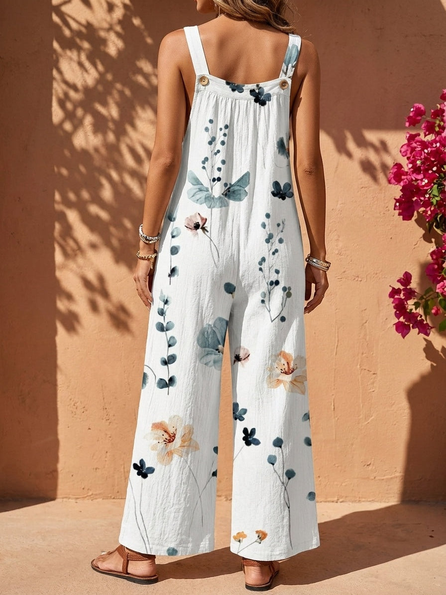 LISA | Combinaison à imprimé floral