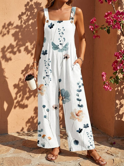 LISA | Combinaison à imprimé floral