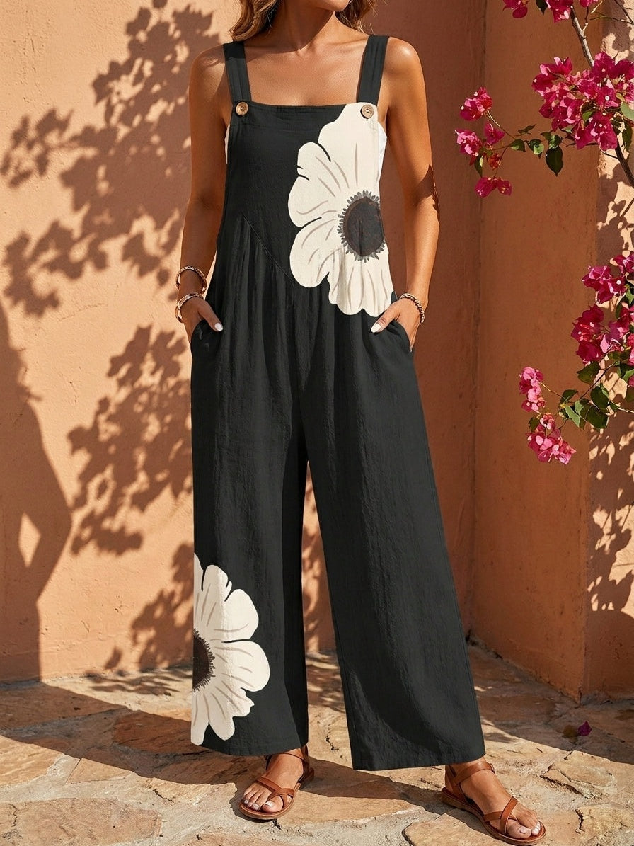 LISA | Combinaison à imprimé floral