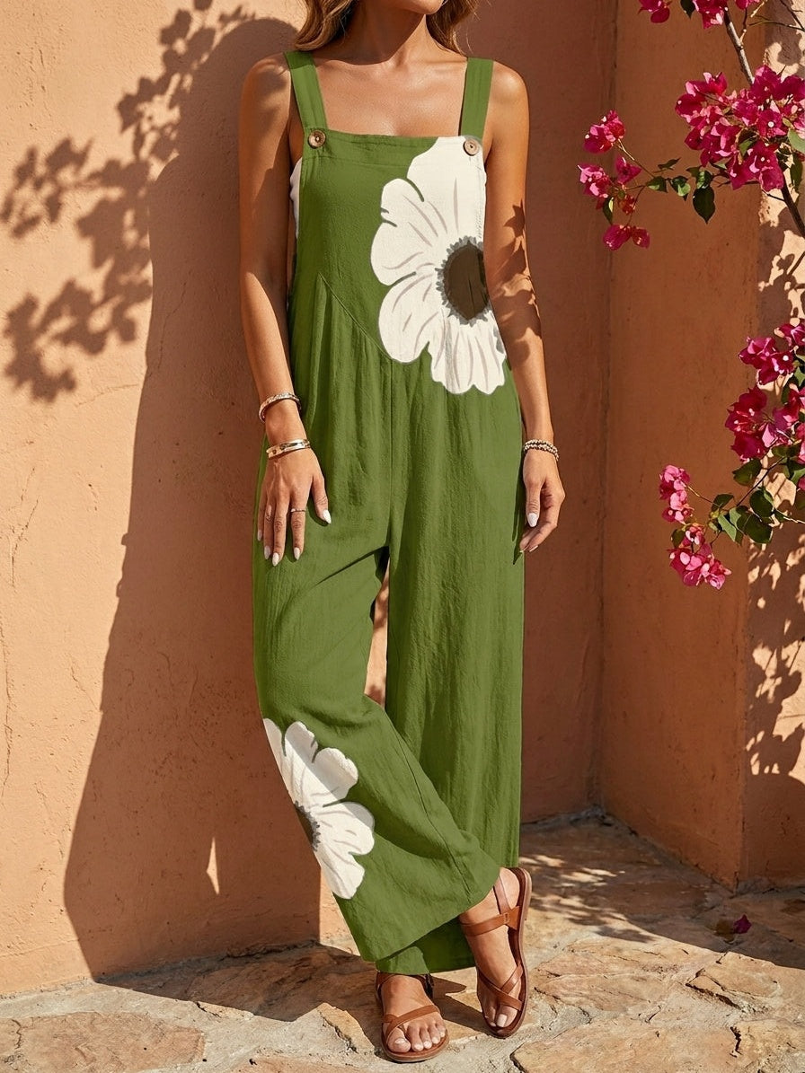 LISA | Combinaison à imprimé floral