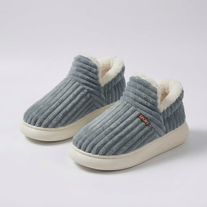 Vera – Chaussons douillets en tricot avec une doublure chaude
