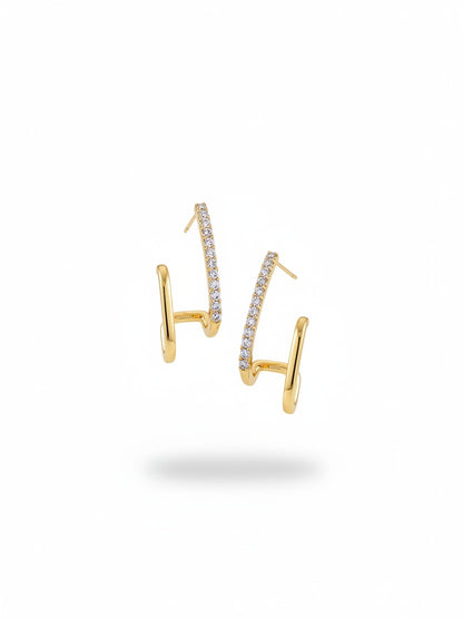 ESTEFANIA | Boucles d'oreilles dorées