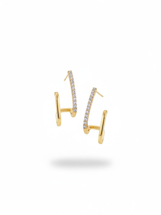 ESTEFANIA | Boucles d'oreilles dorées