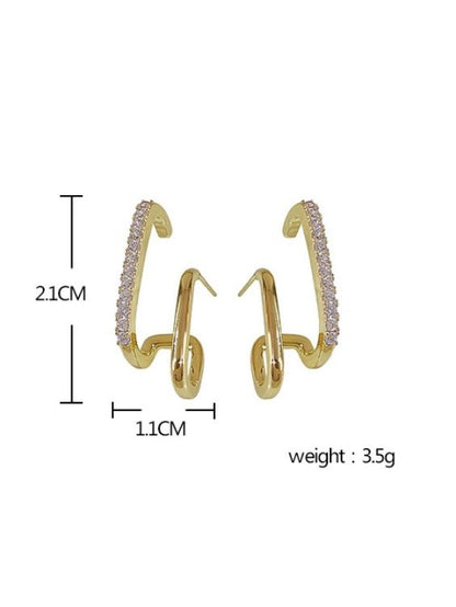 ESTEFANIA | Boucles d'oreilles dorées