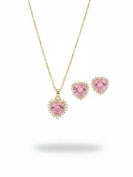 LISH | Ensemble « Cœur rose »