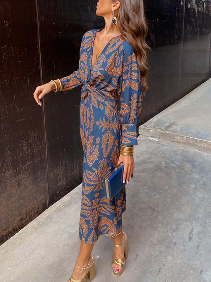 Celeste | Robe midi élégance fleurie
