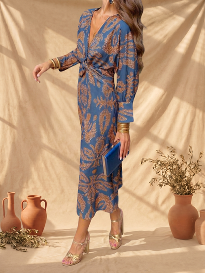 Celeste | Robe midi élégance fleurie