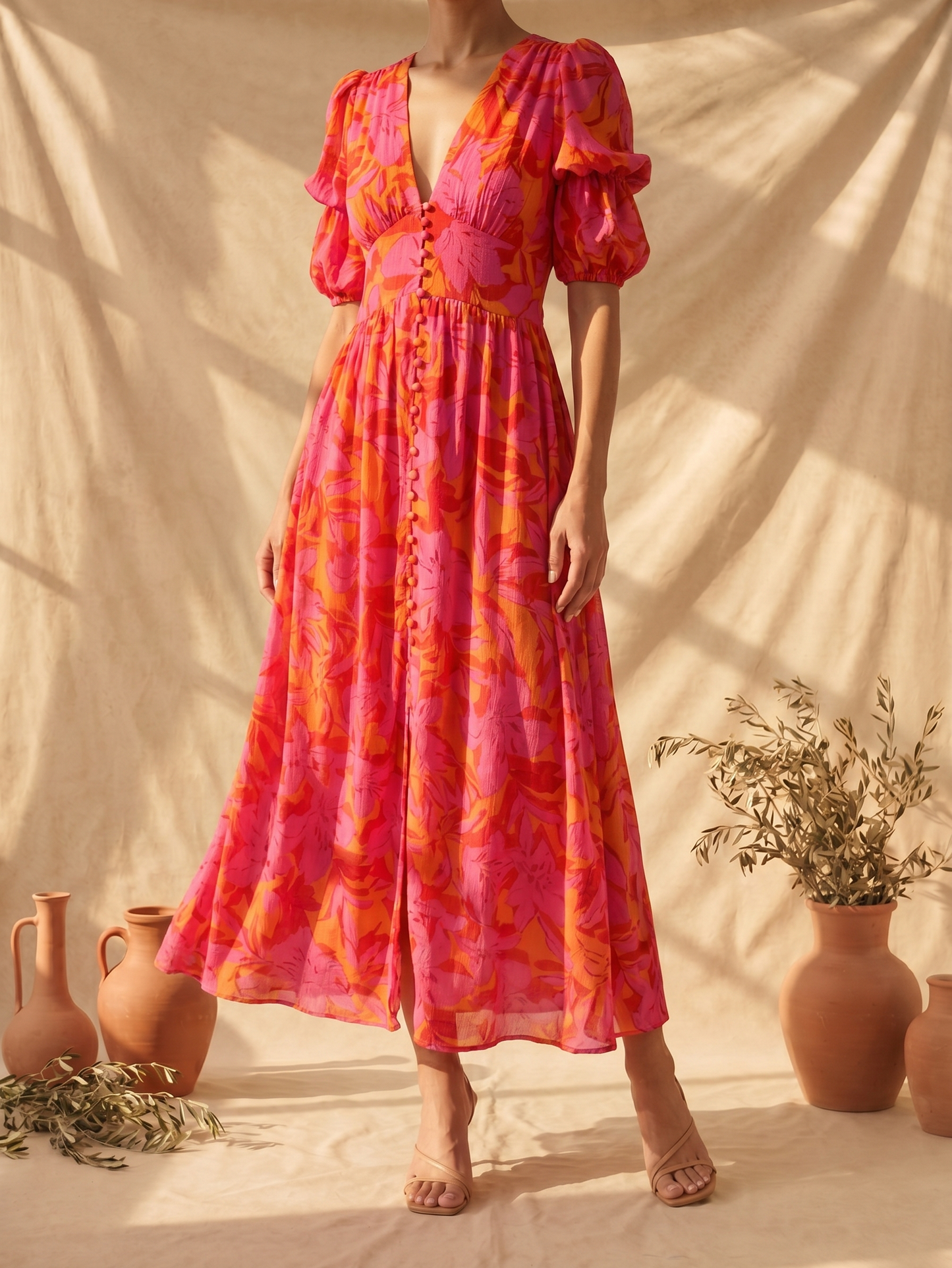 Armonia | Robe longue bagliore solare