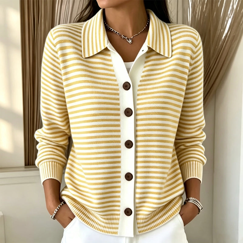 Wren™ | Cardigan en maille rayée