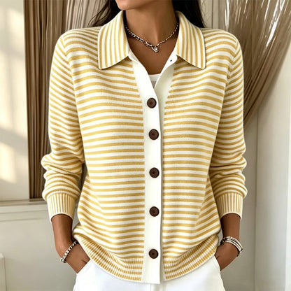 Wren™ | Cardigan en maille rayée