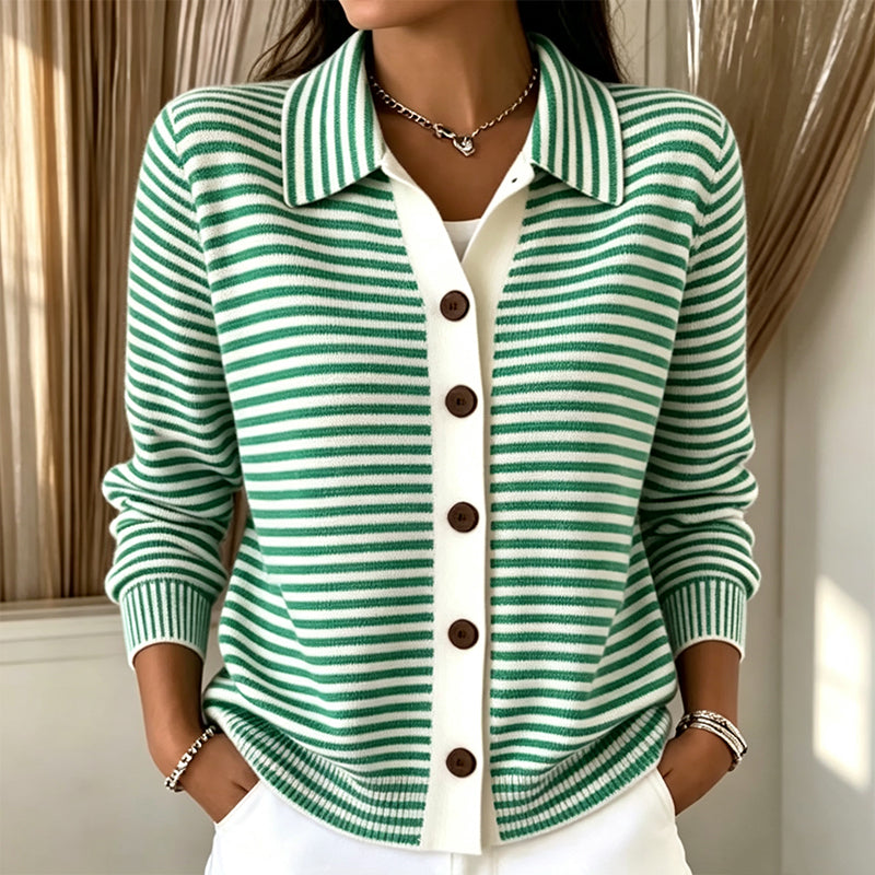 Wren™ | Cardigan en maille rayée